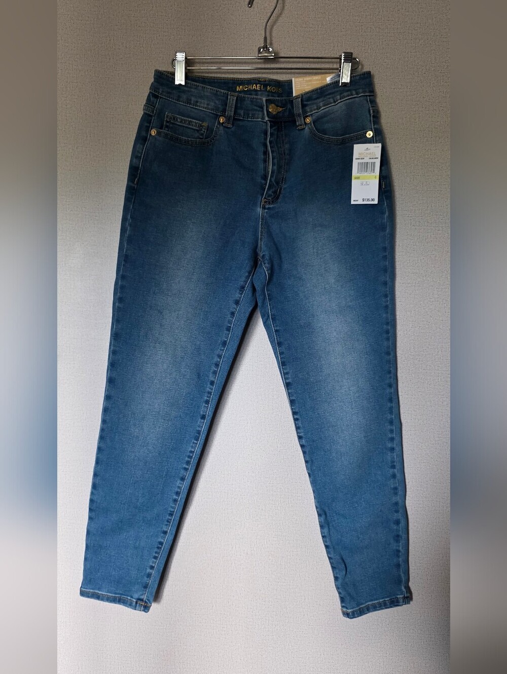 Michael Kors High-Rise Medium Blue Women’s Jeans